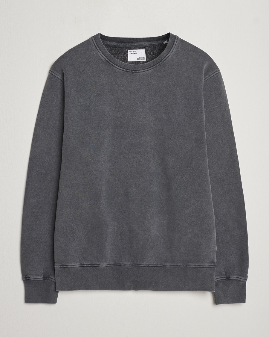 Herren | Sweatshirts | Colorful Standard | Classic Organic Crew Neck Sweat Faded Black