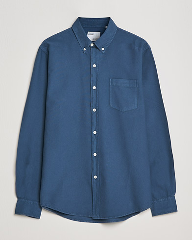 Herren | Hemden | Colorful Standard | Classic Organic Oxford Button Down Shirt Petrol Blue