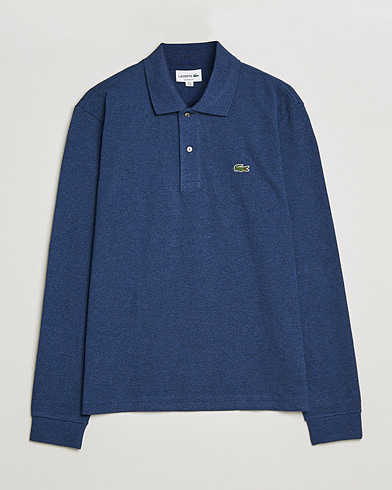 Herren | Langarm-Poloshirts | Lacoste | Long Sleeve Polo Dark Indigo Blue