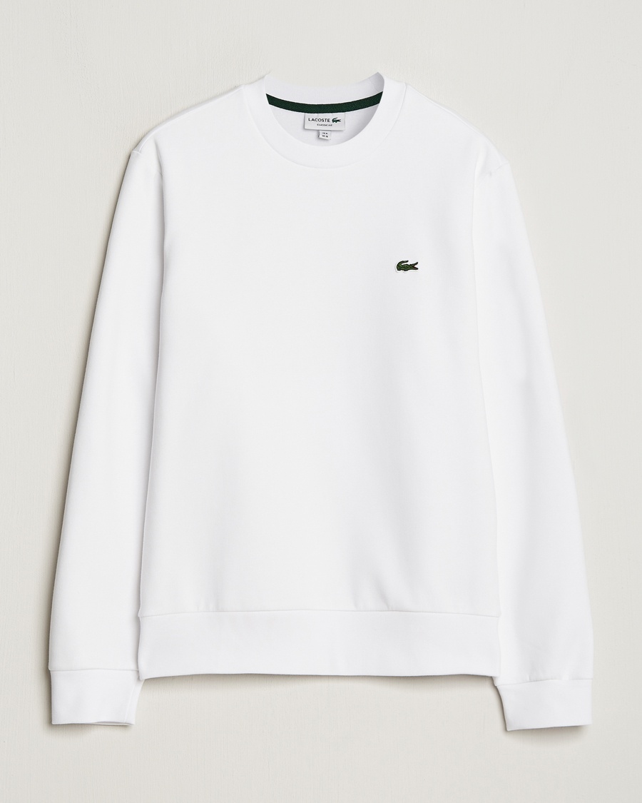 Lacoste Crew Neck Sweatshirt White – Weiß
