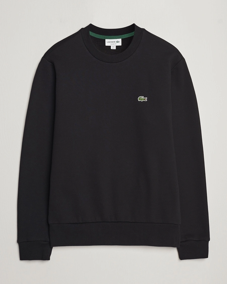 Lacoste Crew Neck Sweatshirt Black – Schwarz