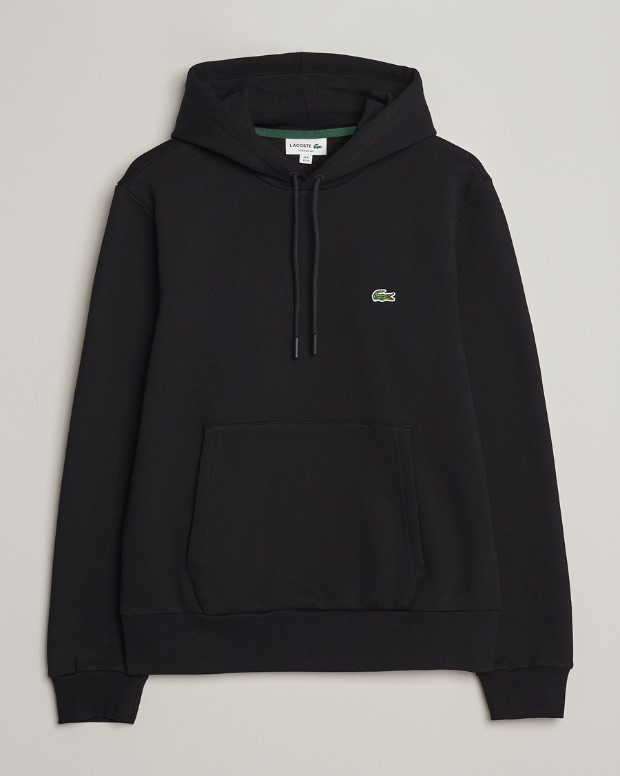 Black lacoste hoodie top