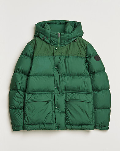 Herren | Woolrich | Woolrich | Microfiber Sierra Padded Jacket Waxed Green