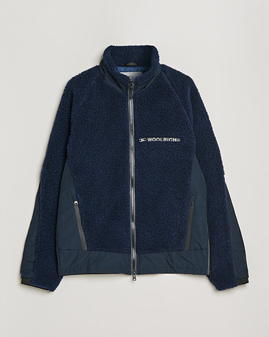 Herren |  | Woolrich | Sherpa Hybrid Jacket Melton Blue