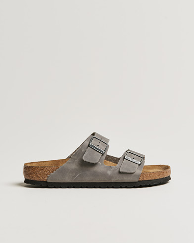 Herren | Schuhe | BIRKENSTOCK | Arizona Soft Footbed Iron Oiled Leather