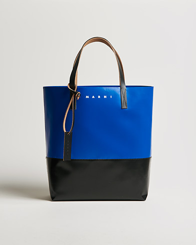 Herren | Taschen | Marni | PVC Totebag Black/Blue