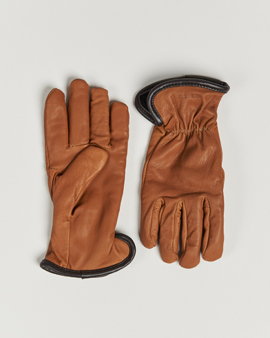 Herren | Handschuhe | Filson | Original Lined Goatskin Gloves Saddle Brown