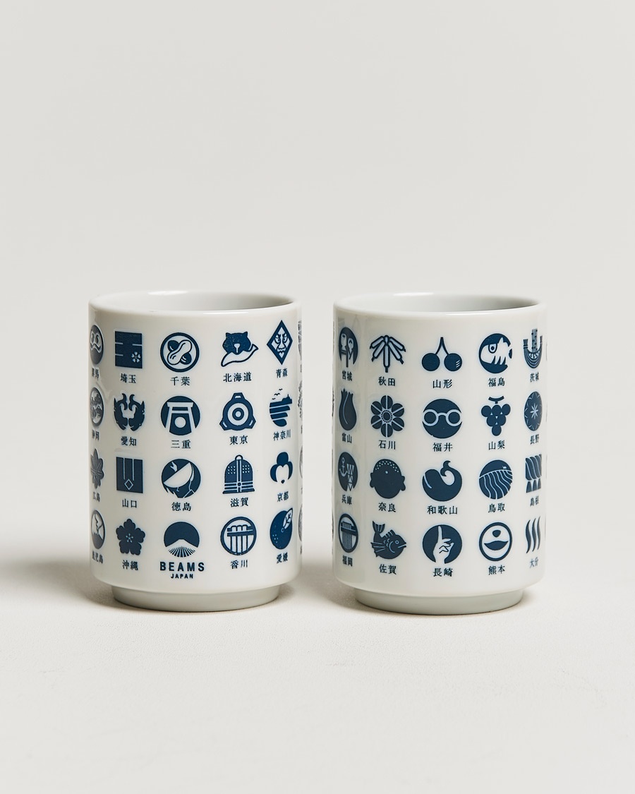 Herren | Japanese Department | Beams Japan | Todofuken Cup Set White