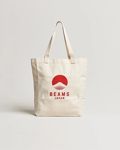 Herren | Beams Japan | Beams Japan | x Evergreen Works Tote Bag White/Red