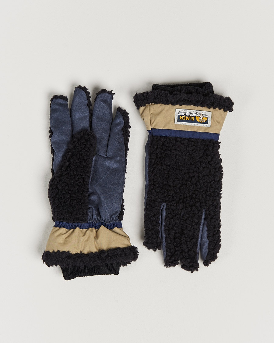 Herren | | Elmer by Swany | Sota Wool Teddy Gloves Black