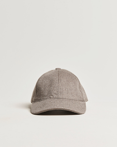 Herren | Hüte & Mützen | Varsity Headwear | Cashmere Soft Front Baseball Cap Marble Beige