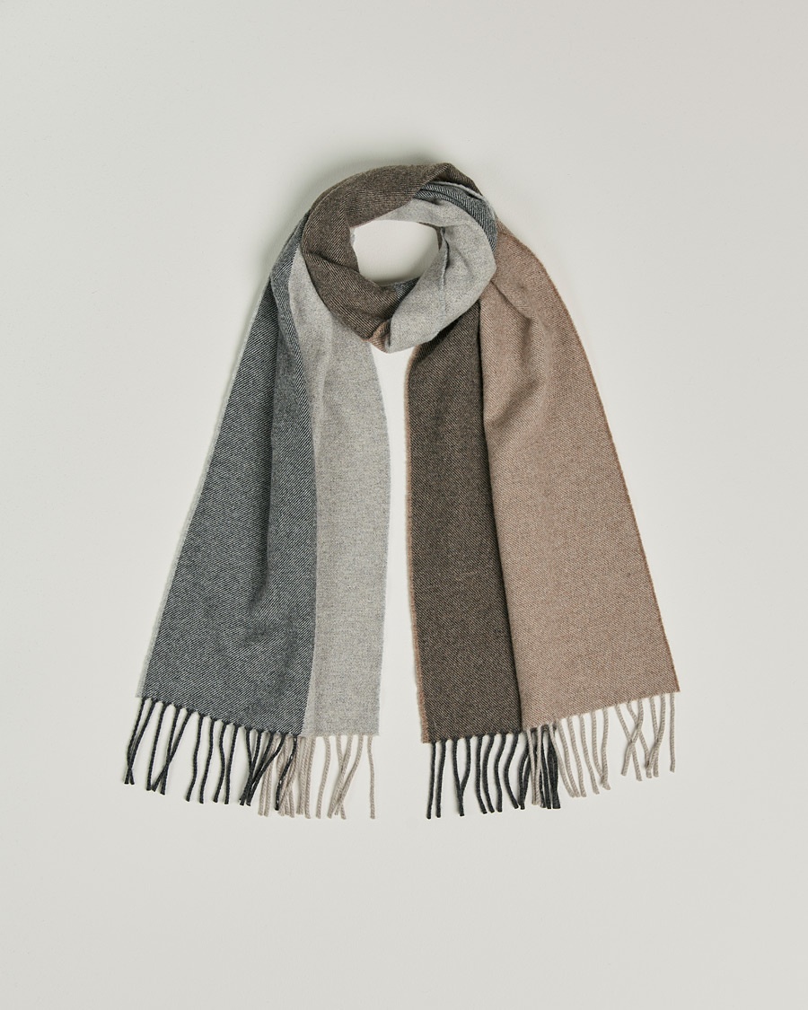Herren | | Begg & Co | Brook Recycled Cashmere/Merino Scarf Natural