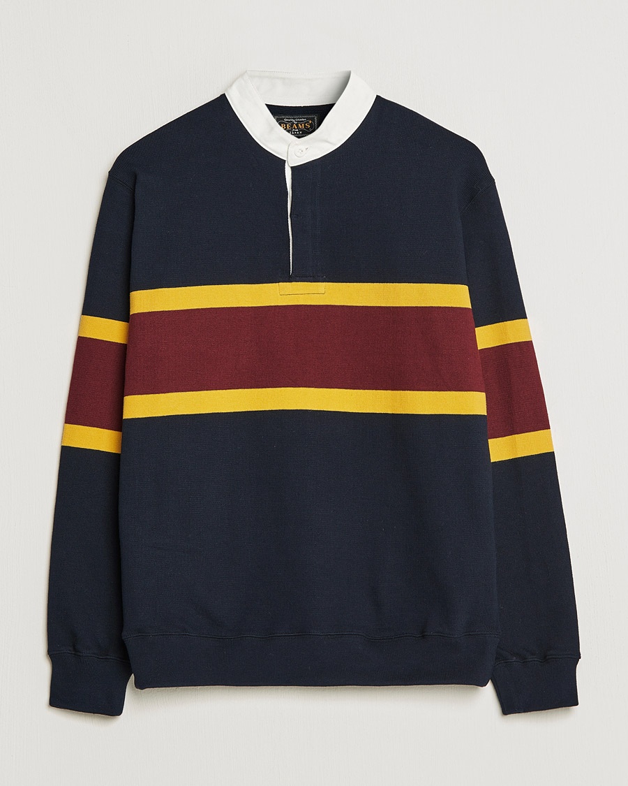 Herren | | BEAMS PLUS | Stand Collar Rugger Navy