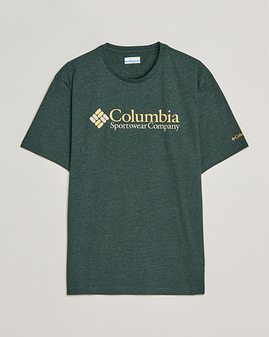 Herren | American Heritage | Columbia | Basic Logo Short Sleeve T-Shirt Spruce Heather