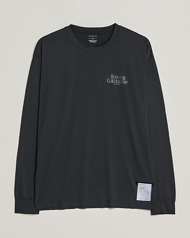 Herren | Satisfy | Satisfy | AuraLite Long Sleeve T-Shirt Black