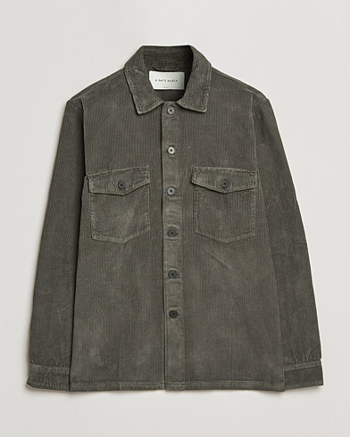 Herren | Kategorie | A Day's March | Carey Cord Overshirts Olive