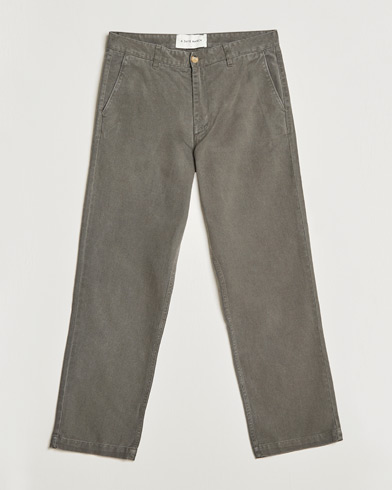 Herren | A Day's March | A Day's March | Redwood Cotton/Tencel Trousers Olive