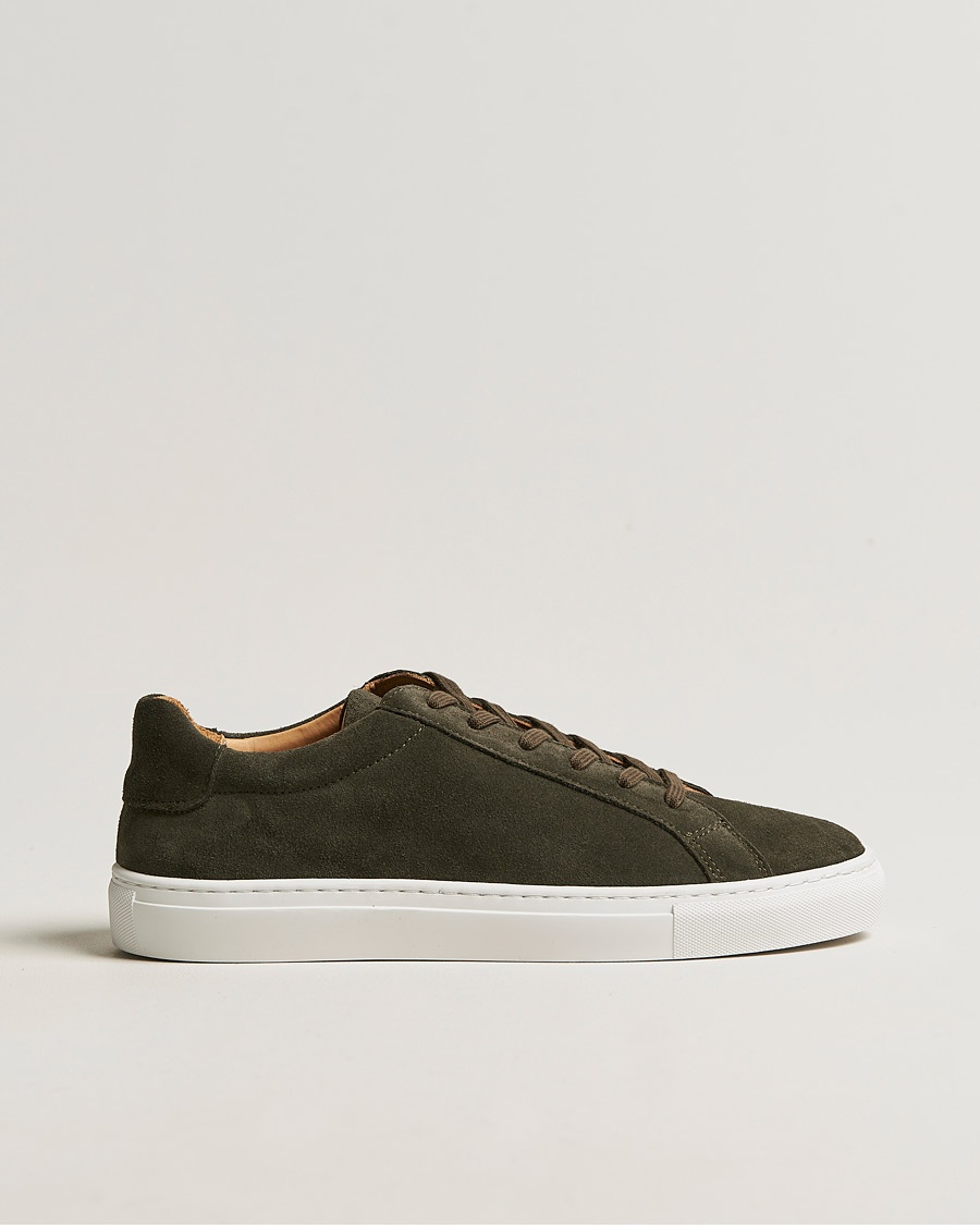 Herren | | A Day's March | Suede Marching Sneaker Dark Olive