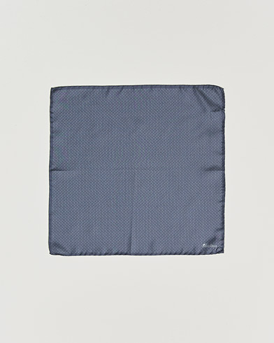 Herren | Einstecktücher | Stenströms | Silk Handkerchief Mid Grey