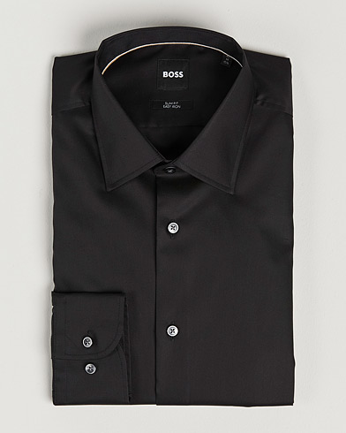 Herren | Formelle Hemden | BOSS | Hank Slim Fit Shirt Black
