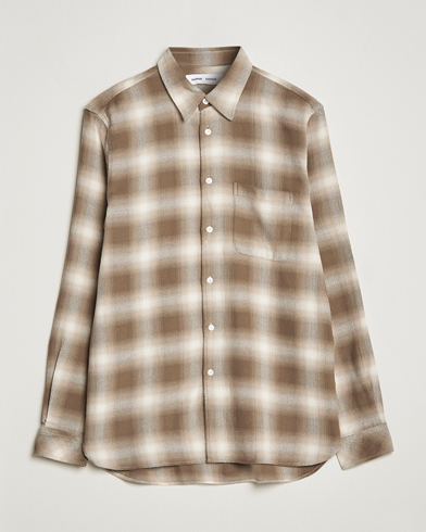 Herren | Flannellhemden | Samsøe & Samsøe | Liam Organic Cotton Shirt Stone Gray