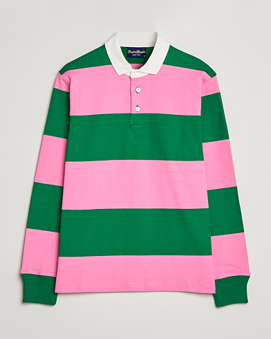 Herren |  | Rowing Blazers | Block Stripe Rugby Pink/Green