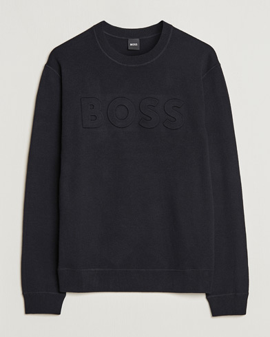 Herren | Strickpullover | BOSS BLACK | Foccus Knitted Sweater Black