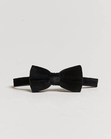 Herren | Fliegen | BOSS | Velvet Self Tie Bow Tie Black