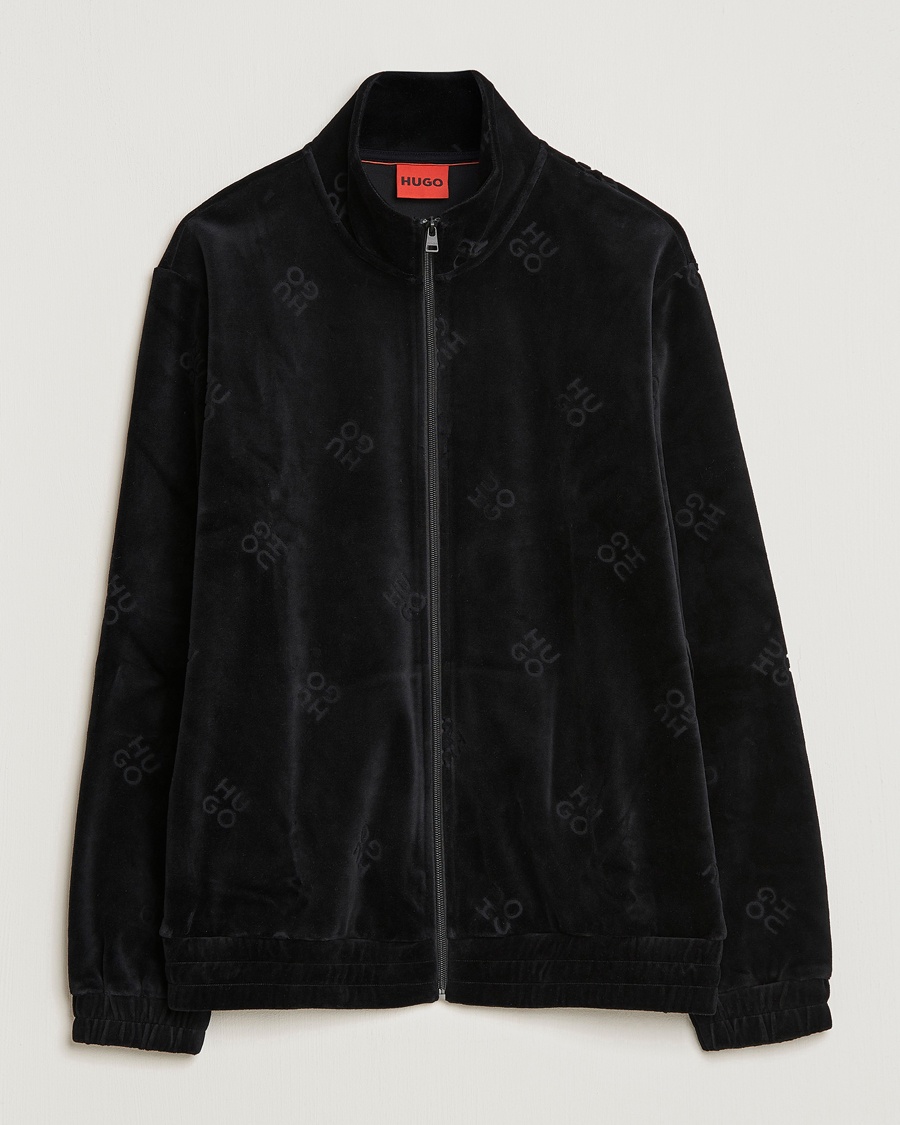 Herren | | HUGO | Dornbill Velvet Full Zip Jacket Black