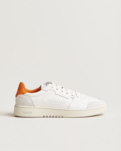Herren | Weiße Sneakers | Axel Arigato | Dice Lo Sneaker White/Orange