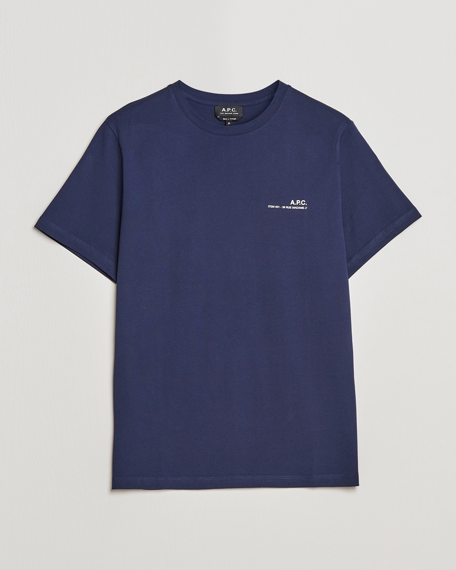 Herren | | A.P.C. | Item T-Shirt Navy