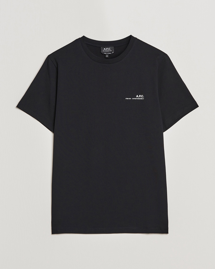 Herren | | A.P.C. | Item T-Shirt Black