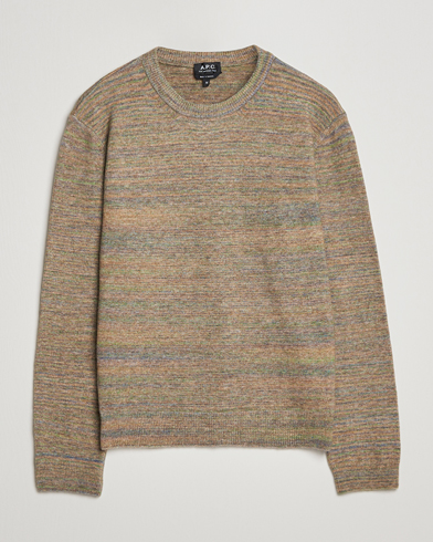 Herren | A.P.C. | A.P.C. | Degrade Sweater Light Khaki