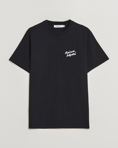 Herren | Schwartze t-shirts | Maison Kitsuné | Mini Handwriting T-Shirt Black