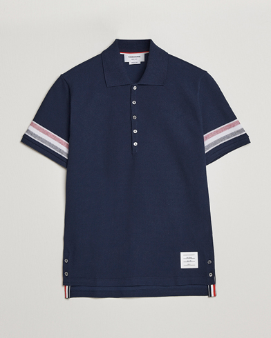 Herren |  | Thom Browne | RWB Stripe Polo Shirt Navy