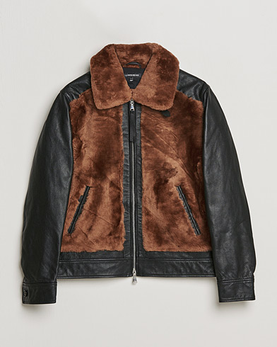 Herren |  | J.Lindeberg | Grizzly Sheepskin Leather Jacket Chipmunk