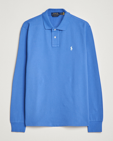 Herren |  | Polo Ralph Lauren | Custom Slim Fit Long Sleeve Polo Maidstone Blue