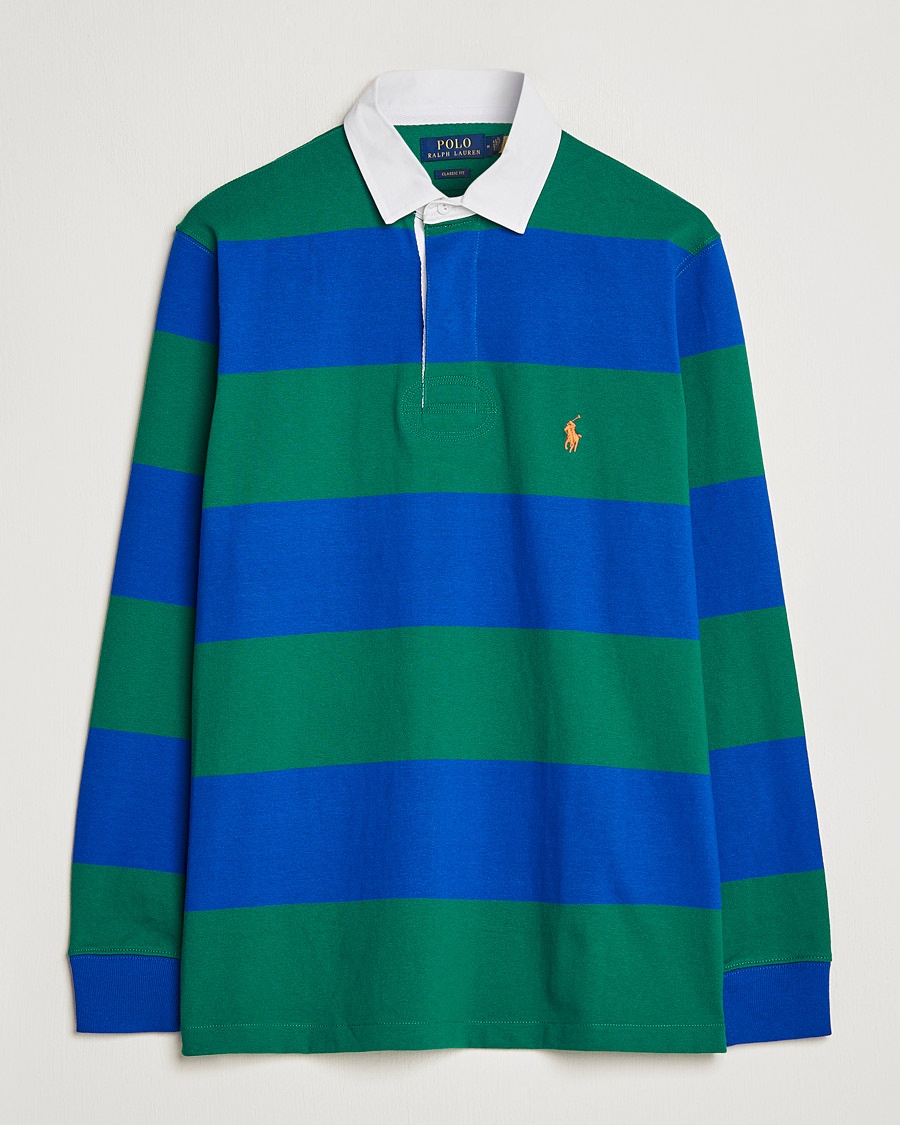 Herren | | Polo Ralph Lauren | Jersey Striped Rugger Blue/Green