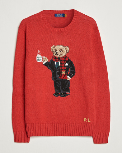 Herren | Strickpullover | Polo Ralph Lauren | Lunar New Year Bear Knitted Sweater Red