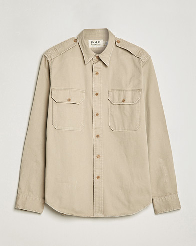 Herren | Overshirts | Polo Ralph Lauren | Twill Safari Pocket Overshirt Khaki