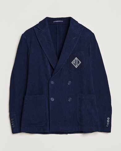 Herren | Ralph Lauren Purple Label | Ralph Lauren Purple Label | Knitted Terry Cloth Blazer Navy