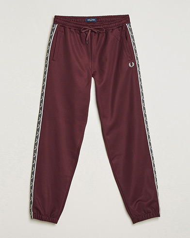 Herren | Fred Perry | Fred Perry | Taped Track Pants Oxblood