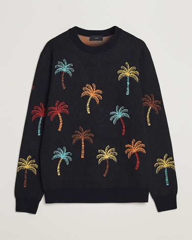 Herren |  | Alanui | Palm Tree Jacquard Sweater Black