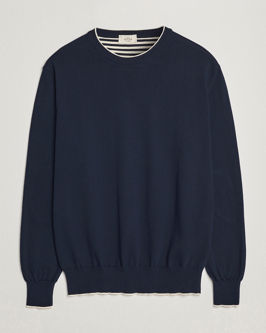 Herren | | Altea | Soft Cotton Pullover Navy