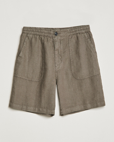 Herren | Shorts | Altea | Linen Shorts Olive