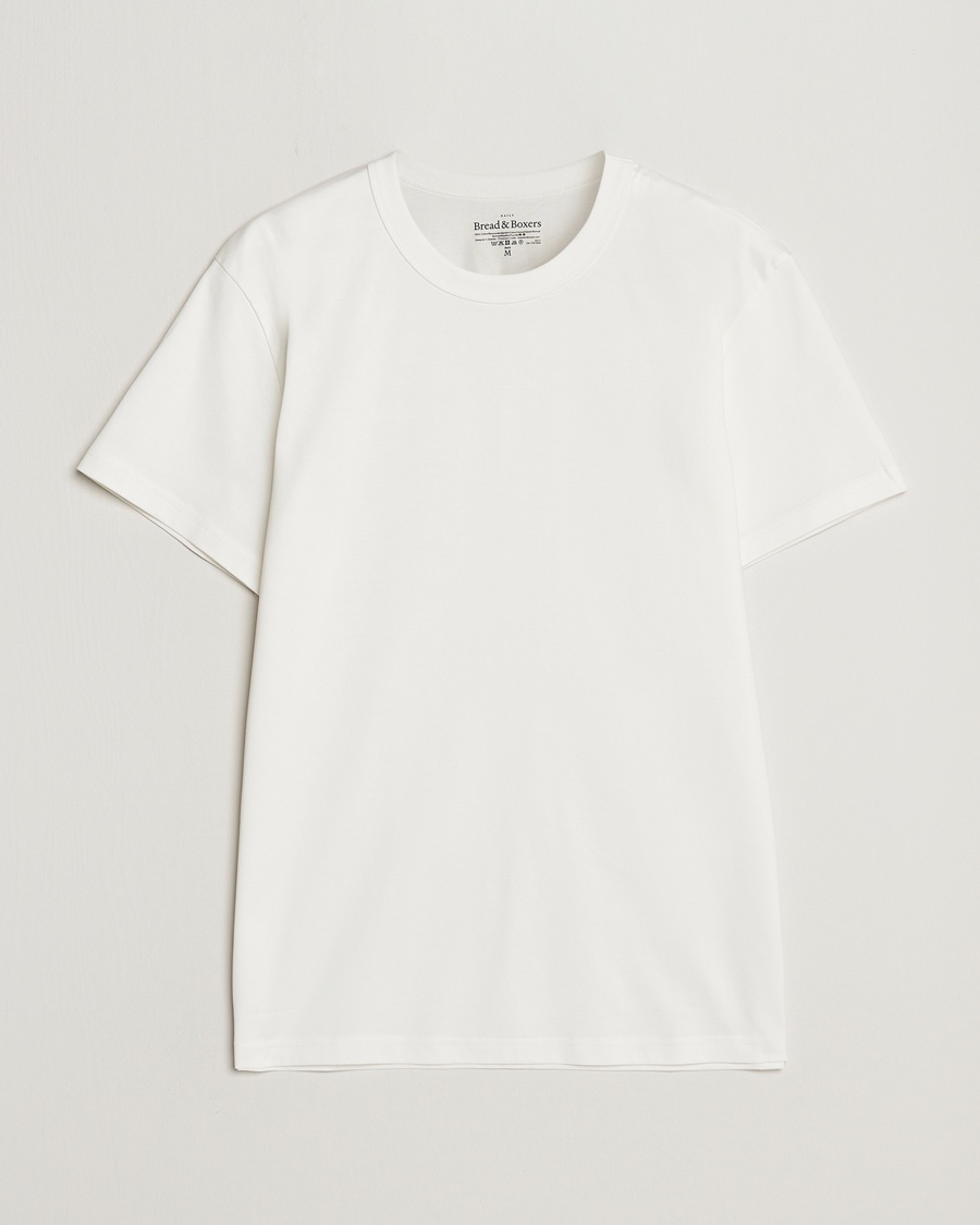 Herren | Kleidung | Bread & Boxers | Pima Cotton Crew Neck T-Shirt Ivory
