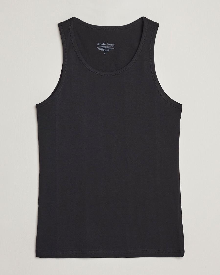 Bread & Boxers 2-Pack Tank Top Black – Schwarz