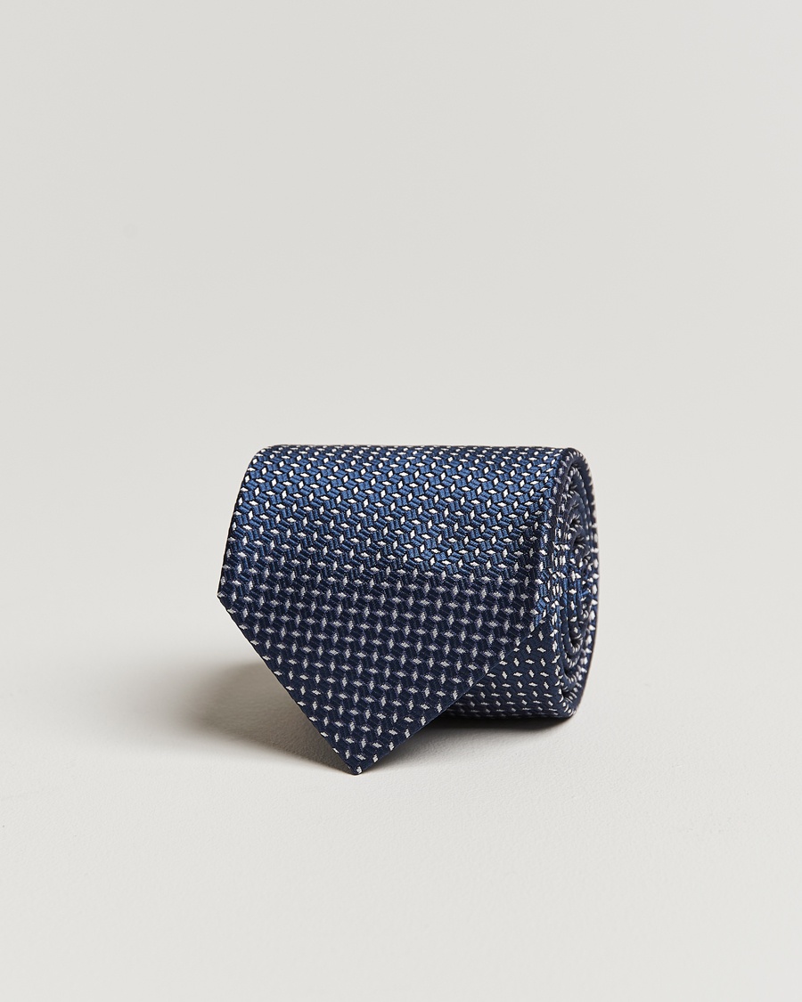 Herren | | Brioni | Microstructure Silk Tie Navy