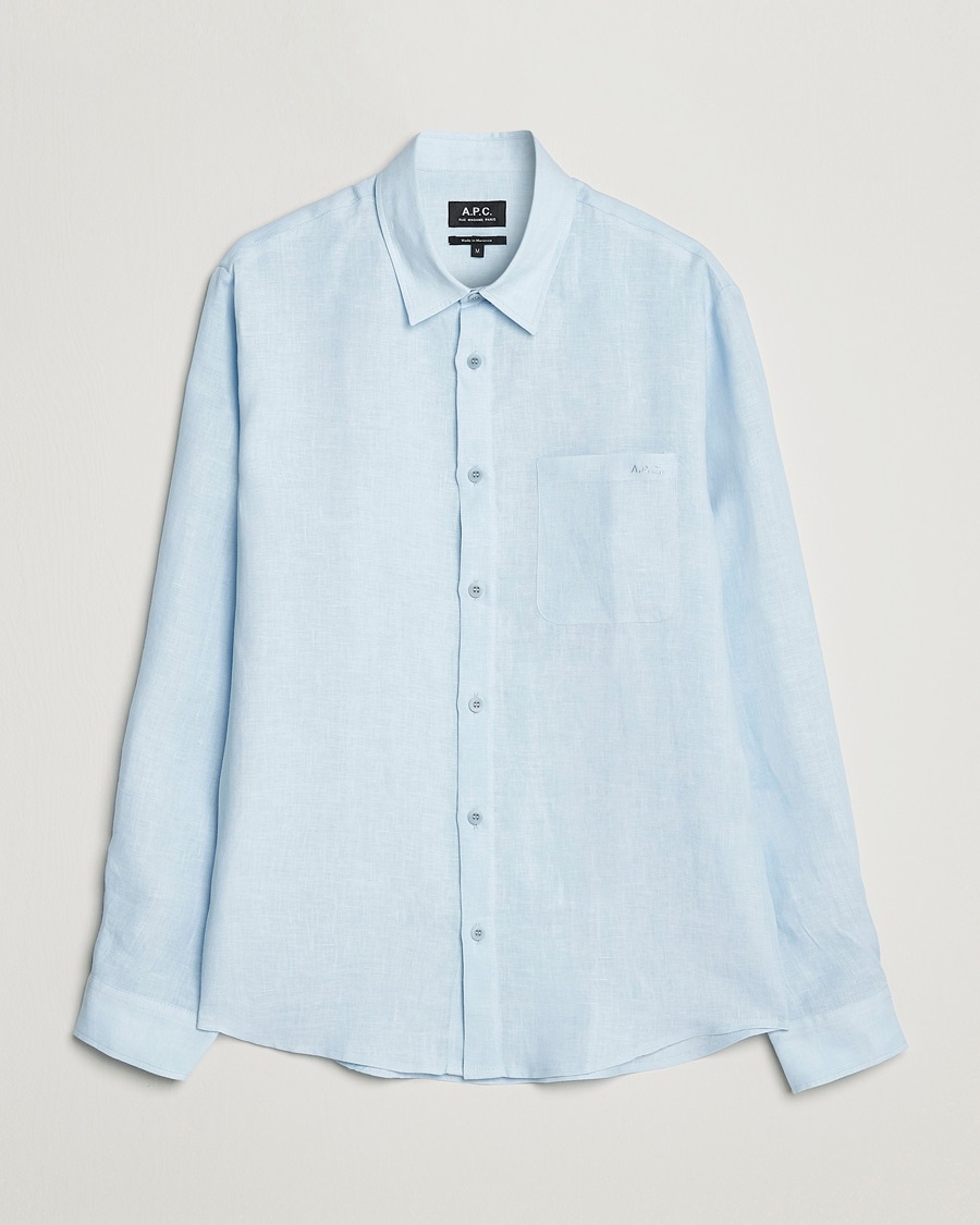  Cassel Linen Shirt Light Blue