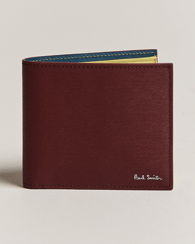 Herren |  | Paul Smith | Color Leather Wallet Wine Red